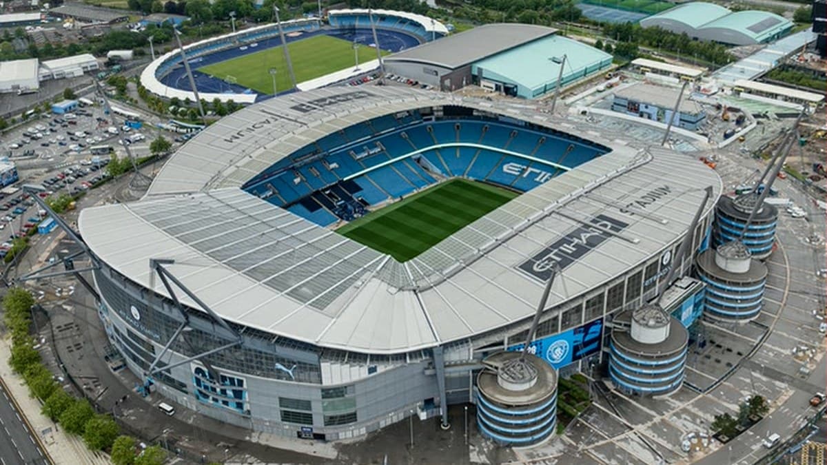 Manchester City'nin Etihad Stadyumu (temsilî kurum görseli)