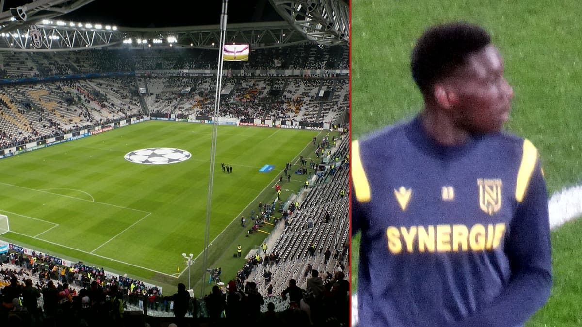 Solda Juventus'un Allianz Stadyumu, sağda Nantes formasıyla Randal Kolo Muani (2020 arşiv görüntüsü)