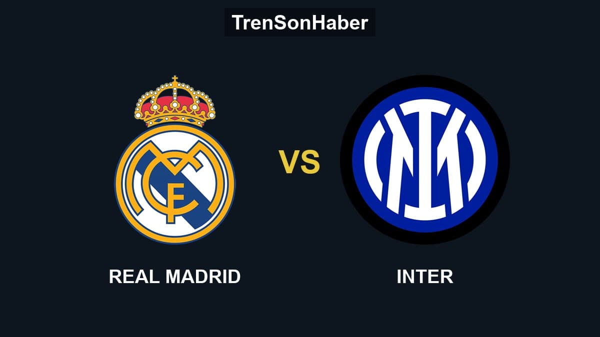 Real Madrid ve Inter kulüp armaları yan yana