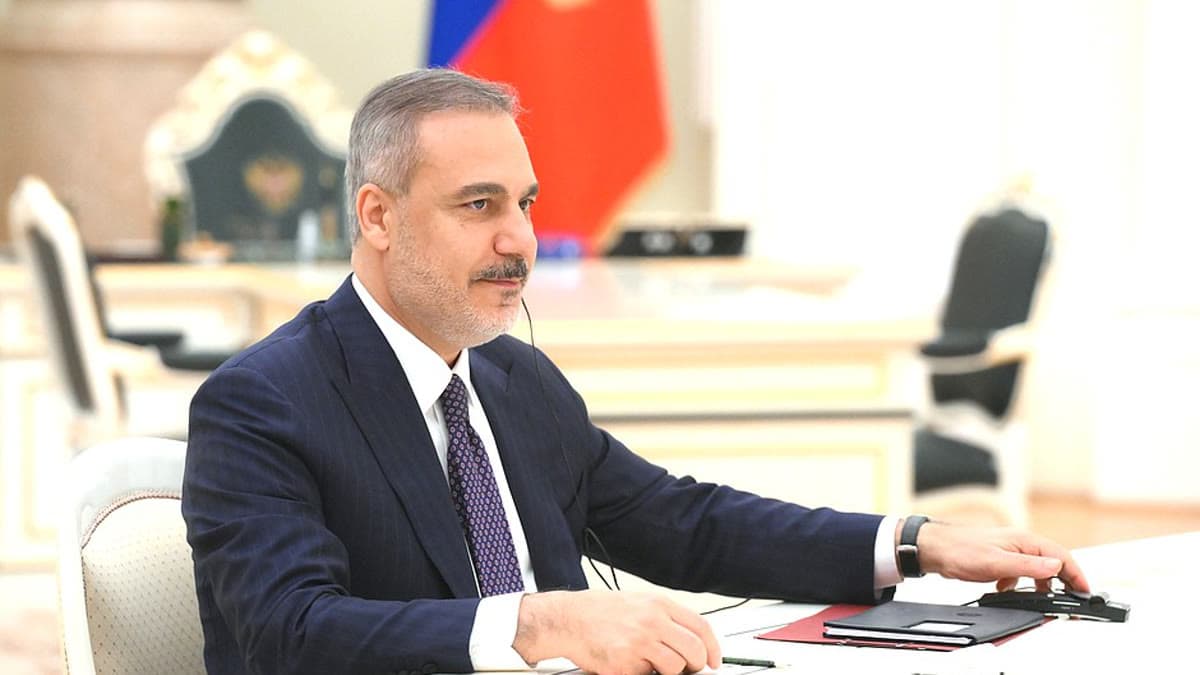 Dışişleri Bakanı Hakan Fidan bir diplomatik görüşmede (arşiv fotoğrafı)