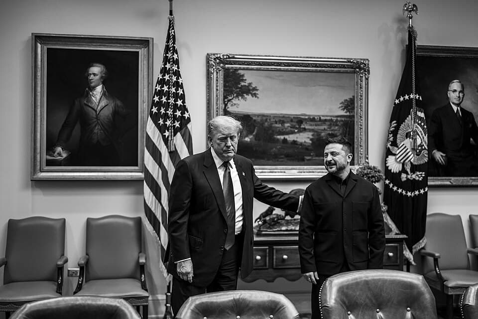 ABD Başkanı Donald Trump ve Ukrayna Devlet Başkanı Volodimir Zelenskiy, Beyaz Saray'daki bir önceki görüşmelerinde (28 Temmuz