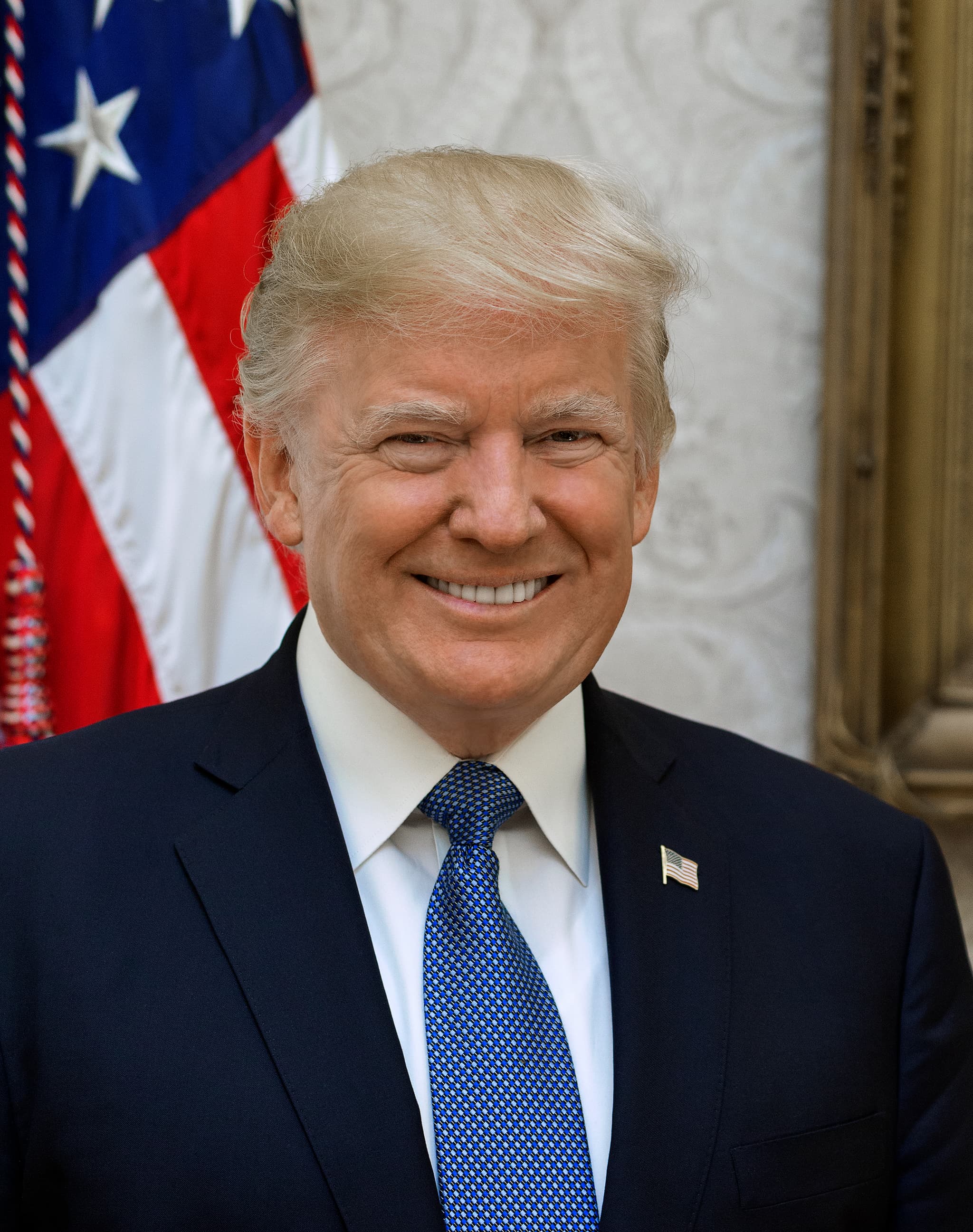 ABD Başkanı Donald Trump — resmî portre fotoğrafı