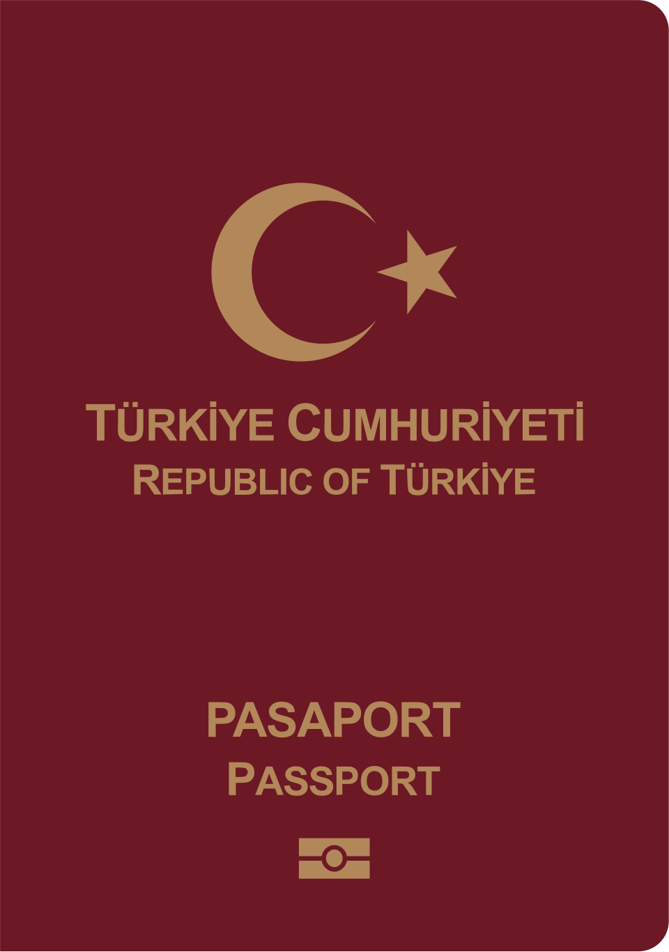 Türkiye umuma mahsus (bordo) pasaport kapağı — pasaport renkleri rehberi